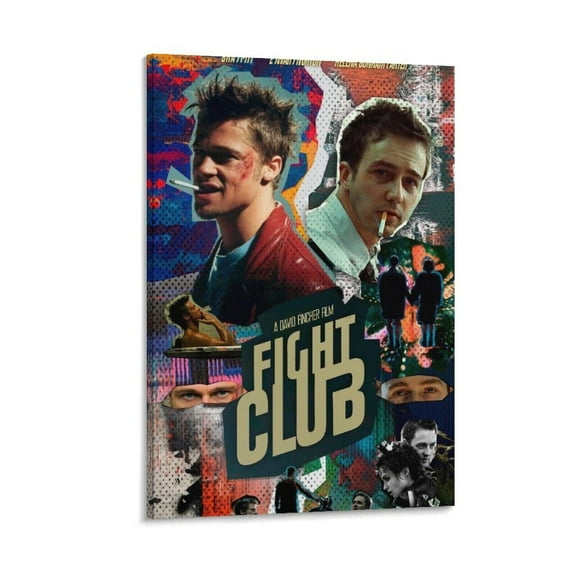 Fight Club Movie Poster Print Photo Art Painting Canvas Poster Home Decorative Bedroom Modern Decor Posters