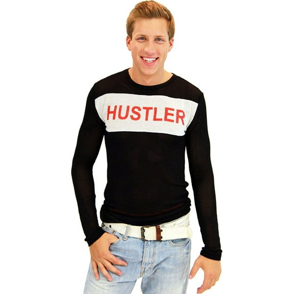 Fight Club Tyler Durden Hustler Mesh Mens Costume Shirt