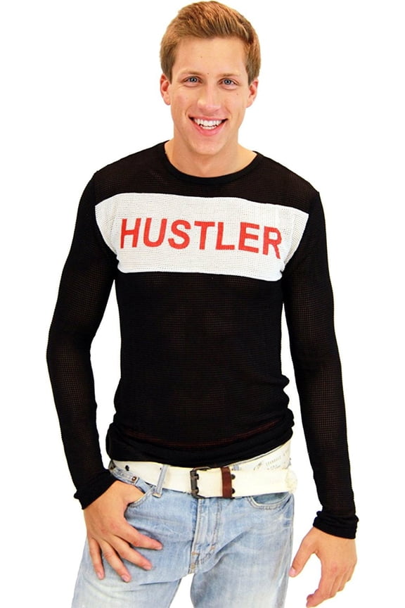 Fight Club Tyler Durden Hustler Mesh Mens Costume Shirt