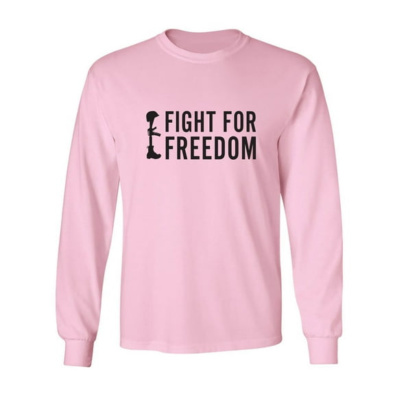 Fight For Freedom Adult Long Sleeve T-shirt
