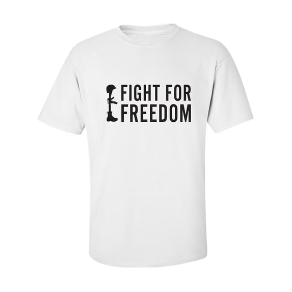 Fight For Freedom Adult Short Sleeve T-shirt