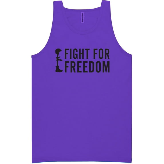 Fight For Freedom Neon Tank Top
