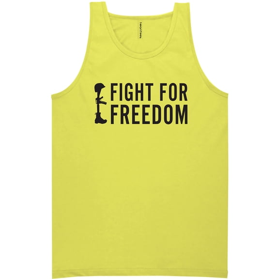 Fight For Freedom Neon Tank Top