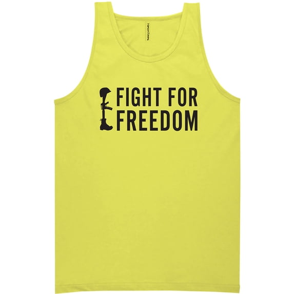 Fight For Freedom Neon Tank Top