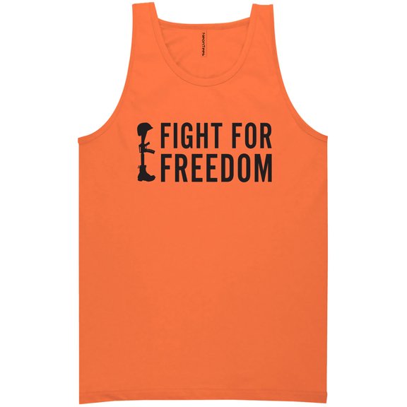Fight For Freedom Neon Tank Top