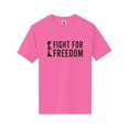 thumbnail image 1 of Fight For Freedom Short Sleeve Neon T-Shirt, 1 of 1