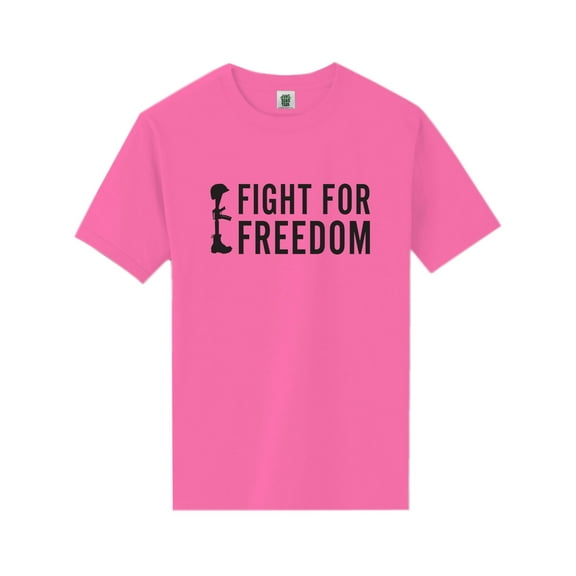 Fight For Freedom Short Sleeve Neon T-Shirt