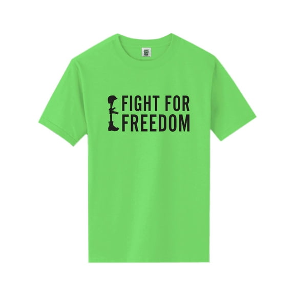 Fight For Freedom Short Sleeve Neon T-Shirt