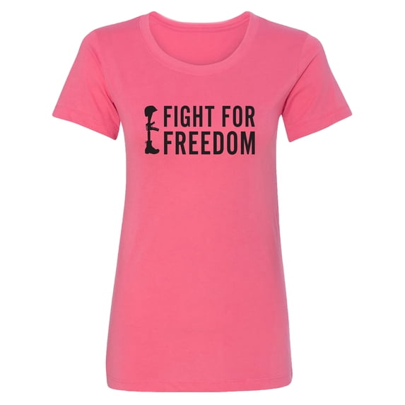Fight For Freedom Womens crewneck tee