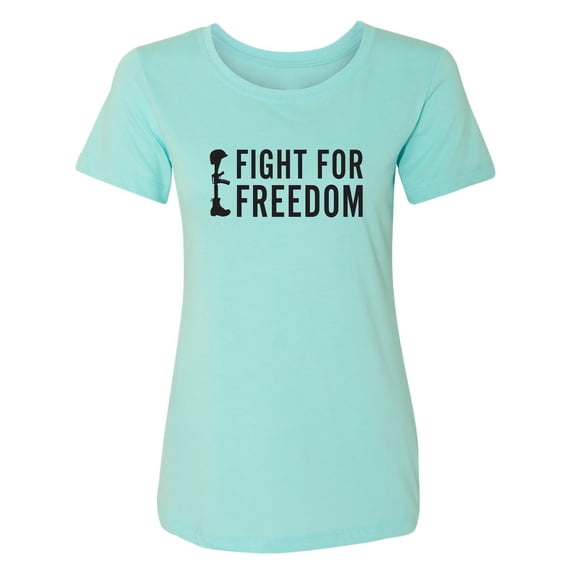 Fight For Freedom Womens crewneck tee