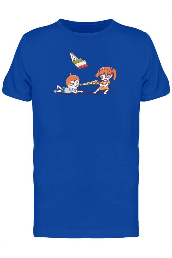 Fight For The Pizza Slice Tee Men's -Image by Shutterstock