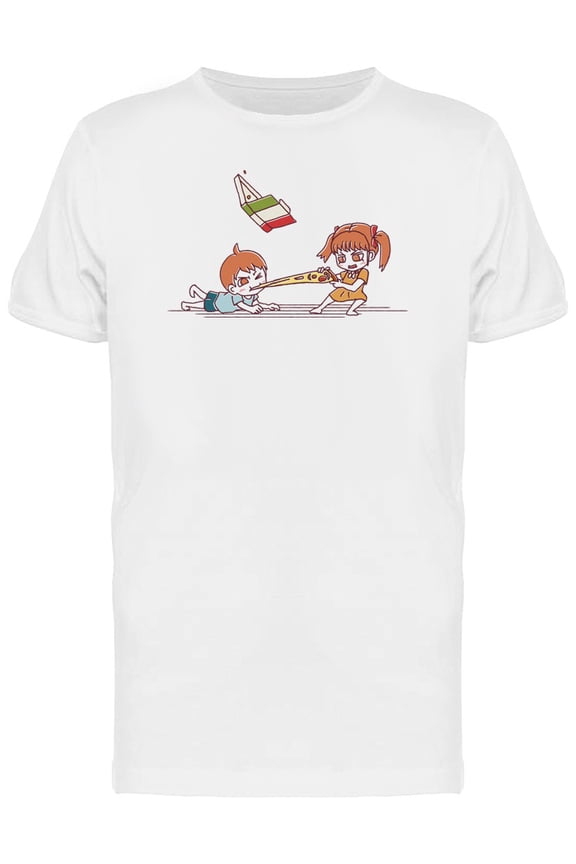 Fight For The Pizza Slice Tee Men's - Men T-Shirt, 3XL