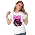 thumbnail image 1 of Fight Like A Warrior Black Woman Womens Fitted Plus Size Graphic Tee Brisco Brands 2X, 1 of 5
