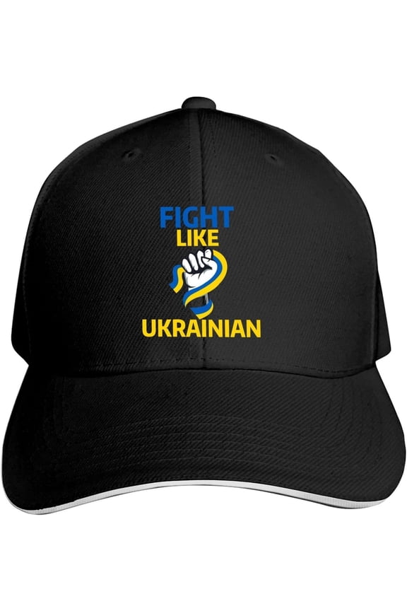 Fight Like Ukrainians Ukraine Baseball Caps Sun Hat Hiphop Hats Adjustable Size for Men Women