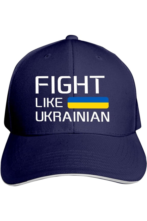 Fight Like Ukrainians Ukraine Baseball Caps Sun Hat Hiphop Hats Adjustable Size for Men Women