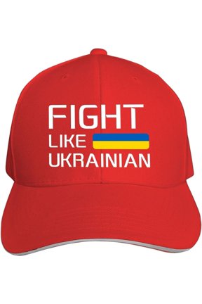 Fight Like Ukrainians u200bUkraine Baseball Caps Sun Hat Hiphop Hats Adjustable Size for Men Women