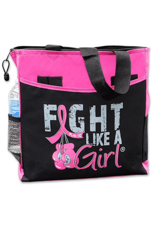 Knockout Dakota 5-Pocket Tote Bag for Breast Cancer Awareness - Pink