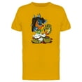 thumbnail image 1 of Fight Of Cool Animals T-Shirt Men -Image by Shutterstock, Male Small, 1 of 2