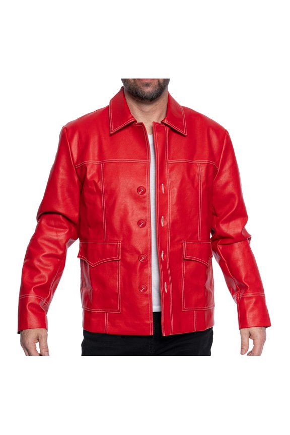 Fight Soap Tyler Leather Jacket Halloween Costume Fighter Cosplay