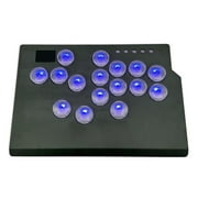 Fight Stick for Arcade Stick for PC Leverless Controller Arcade Stick with Light Function