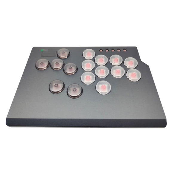 Fight Stick for Arcade Stick for PS4/PS5/Switch Leverless Controller Arcade Stick with RGB Light Turbo Function