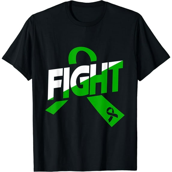 Fight TBI Warrior Green Ribbon Traumatic Survivor T-Shirt
