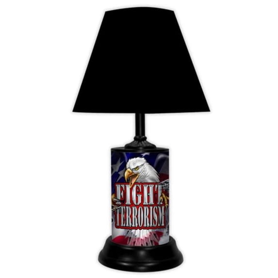 Fight Terroism Table Lamp - White