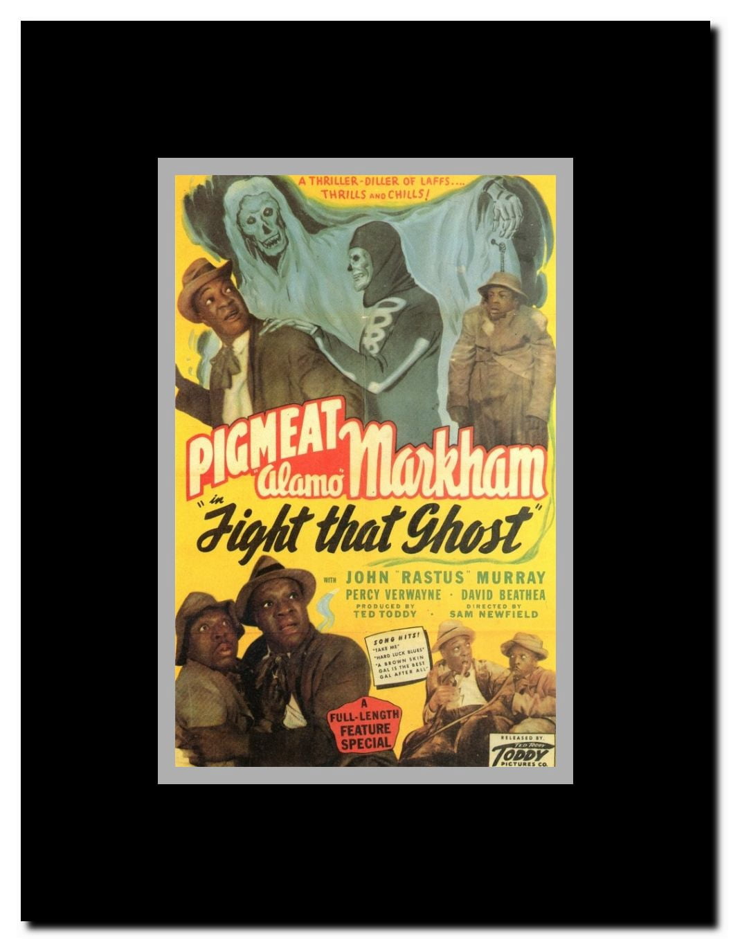 Fight That Ghost Framed Movie Poster