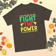 thumbnail image 1 of Fight The Power Black History Juneteenth African American Graphic classic tee (Dark Chocolate, XL), 1 of 4