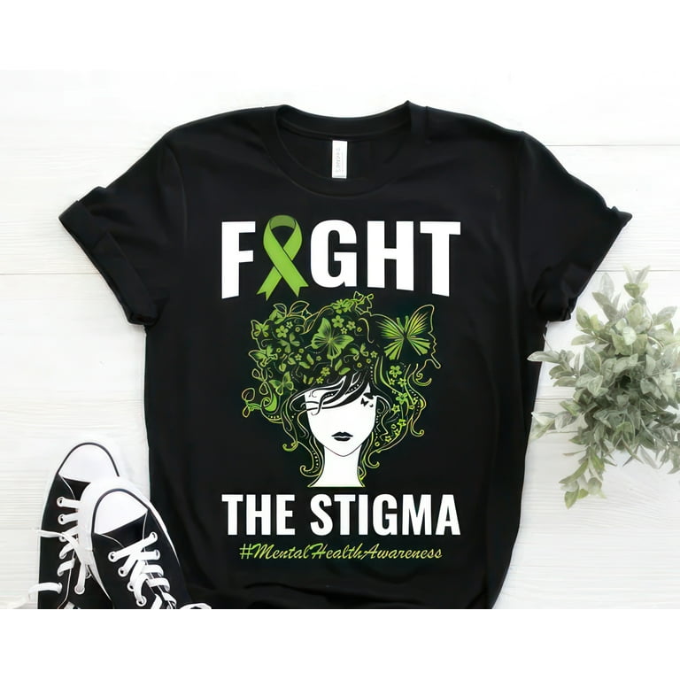 Mental Health Awareness Gift Unique Design With Ribbon T-Shirt Mental Health Awareness Gift Unique Design With Ribbon T-Shirt