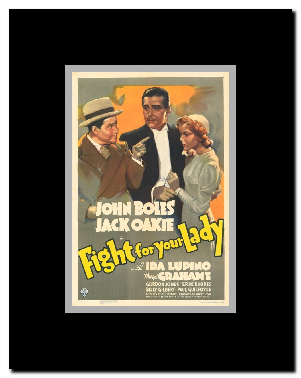 Fight for Your Lady Framed Movie Poster