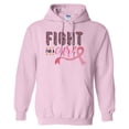 thumbnail image 1 of Fight for a Cure Hoodie Sweatshirt Unisex 5X-Large Pink, 1 of 5