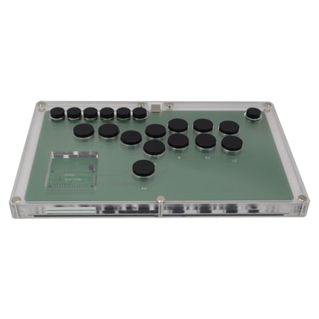 Fightbox B1-PC Ultra-Thin All Buttons Game Controller For PC USB Hot-Swap Cherry MX DIY Clear Black