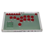Fightbox B1-PC Ultra-Thin All Buttons Game Controller for PC USB Hot-Swap Cherry MX DIY Clear Red