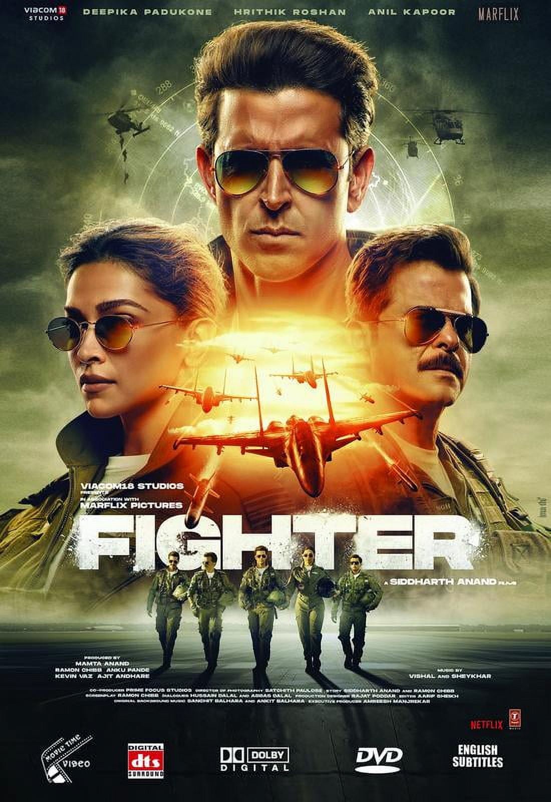 Fighter Hindi Movie DVD stg: Hrithik Roshan, Deepika Padukone - Main Image
