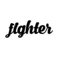 thumbnail image 1 of Fighter - Inspiring Solid Steel Home Decor Decorative Accent Metal Art Wall Sign, 1 of 6