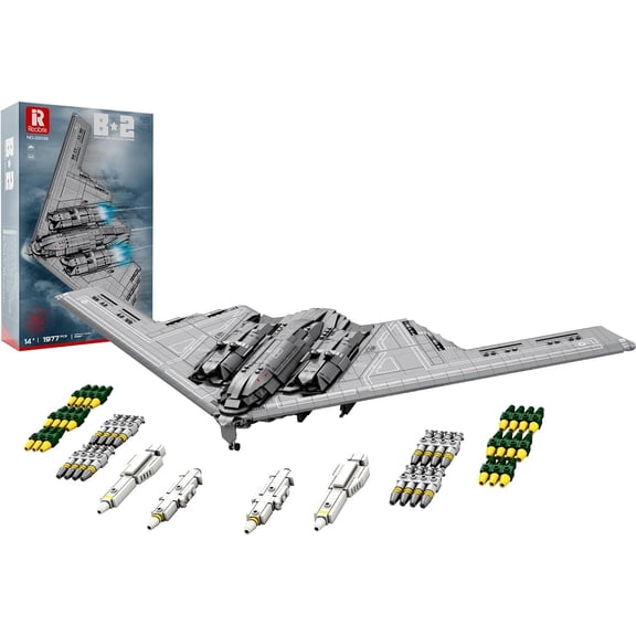 Fighter Jet Building Set 33038, B2 Military Bomber Plane for Adults, Aviation Airplane Cool Jet Model Collection