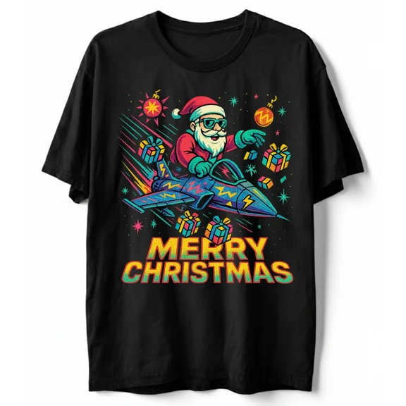 Fighter Jet Holiday Pilot Funny Aviation Celebration Humor Unisex T-Shirt, up to size 5XL