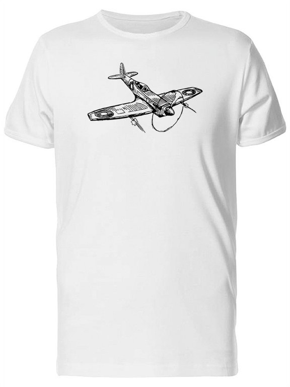 Fighter Jet Silhouette Tee Men's -Image by Shutterstock