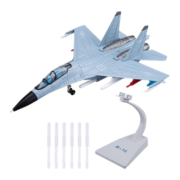 Fighter Jet Toy Plane Diecast Model with Interactive Sound and Light Effects Collectable for Boys and Kids
