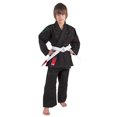 thumbnail image 1 of Fighter Kids BJJ Gi Ripstop Uniform - black, BJJBL-03K, 1 of 4