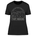 thumbnail image 1 of Fighter Plane Line Fast Movers T-Shirt Women -Image by Shutterstock, Female Medium, 1 of 2