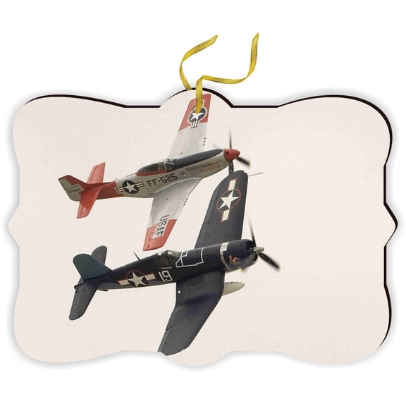 Fighter Planes Vintage WWII - for Car Interior Rear View Mirror Hanger Car Accessories Interior Decoration Hanging Ornament Fancy Christmas Tree Ornament for Christmas