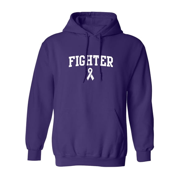 Fighter Ribbon Adult Hooded Sweatshirt
