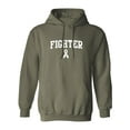 thumbnail image 1 of Fighter Ribbon Adult Hooded Sweatshirt, 1 of 3