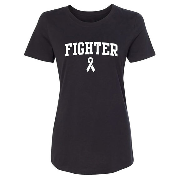 Fighter Ribbon Womens crewneck tee