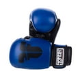 thumbnail image 1 of Fighter Synthetic Leather Basic Boxing Gloves, blue/black 1376APUBBL, 1 of 4