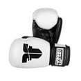 thumbnail image 1 of Fighter Synthetic Leather PU Basic Boxing Gloves, White/Black 1376APUWB, 1 of 4
