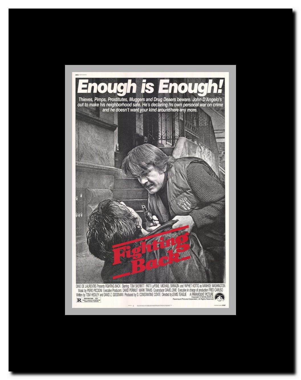Fighting Back Framed Movie Poster