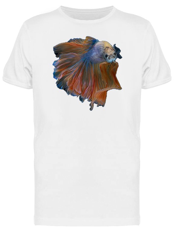 Fighting Betta Fish Frontview Tee Men's -Image by Shutterstock